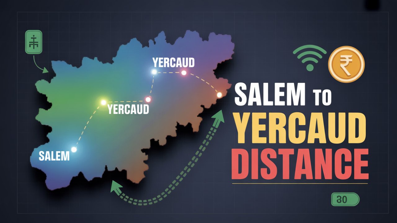 Salem to Yercaud Distance